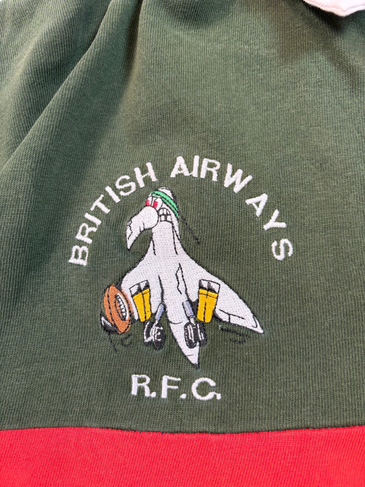Vintage 90s British Airways world 7s rugby shirt (XL)