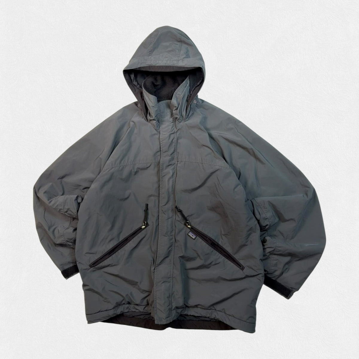 Vintage 90s Patagonia fleece lined waterproof jacket (M)