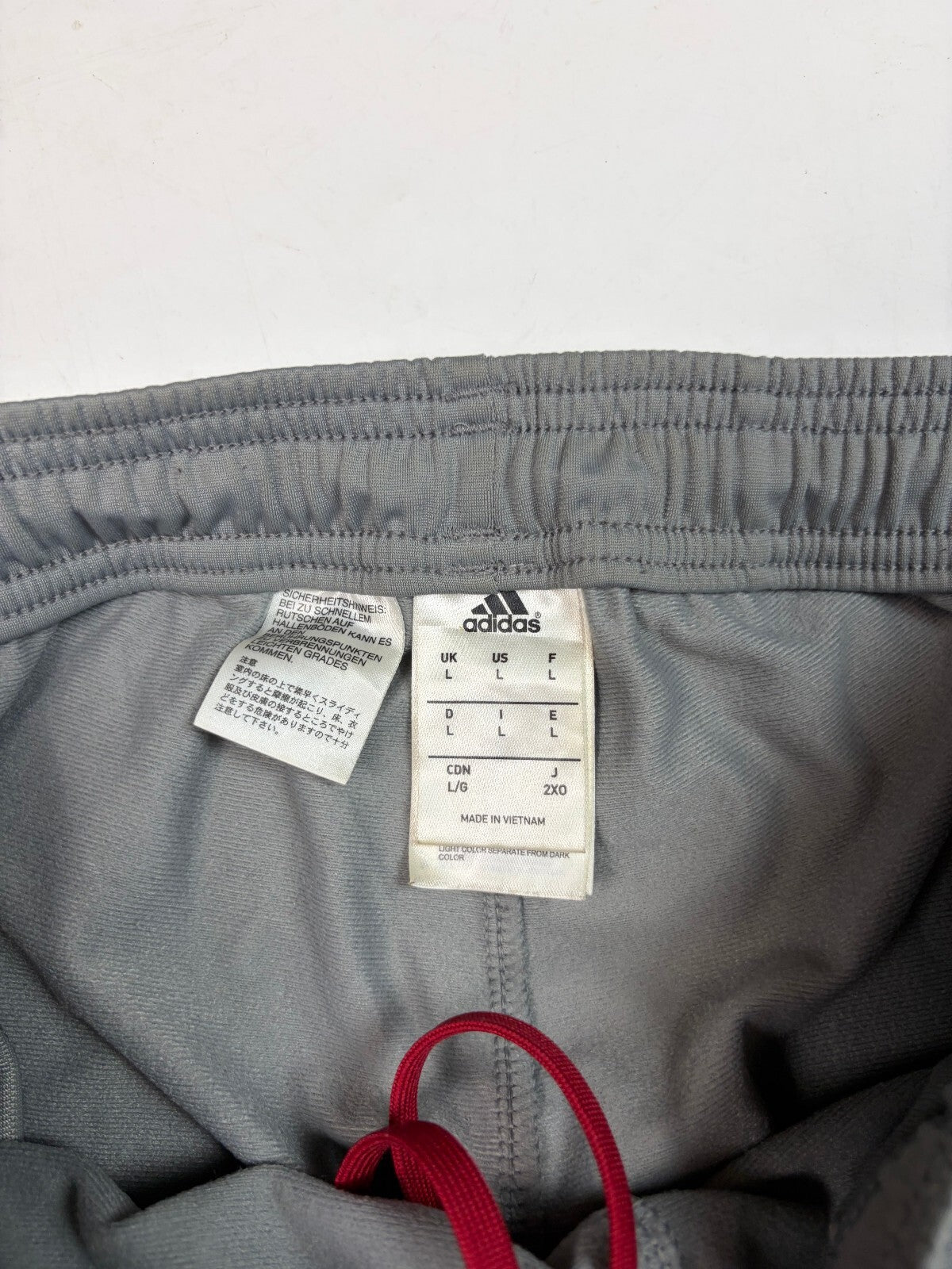 AC Milan adidas football baggy track pants (L)
