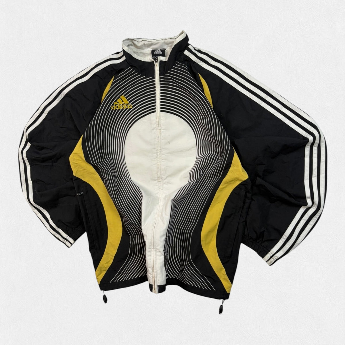 Vintage Y2K Adidas football track jacket (S)