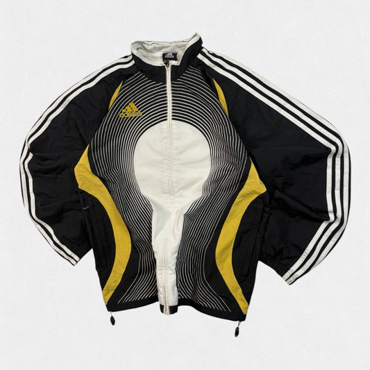 Vintage Y2K Adidas football track jacket (S)