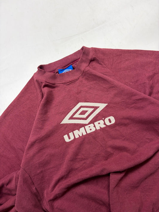 Vintage 90s Umbro pro training football centre logo sweatshirt (XL)