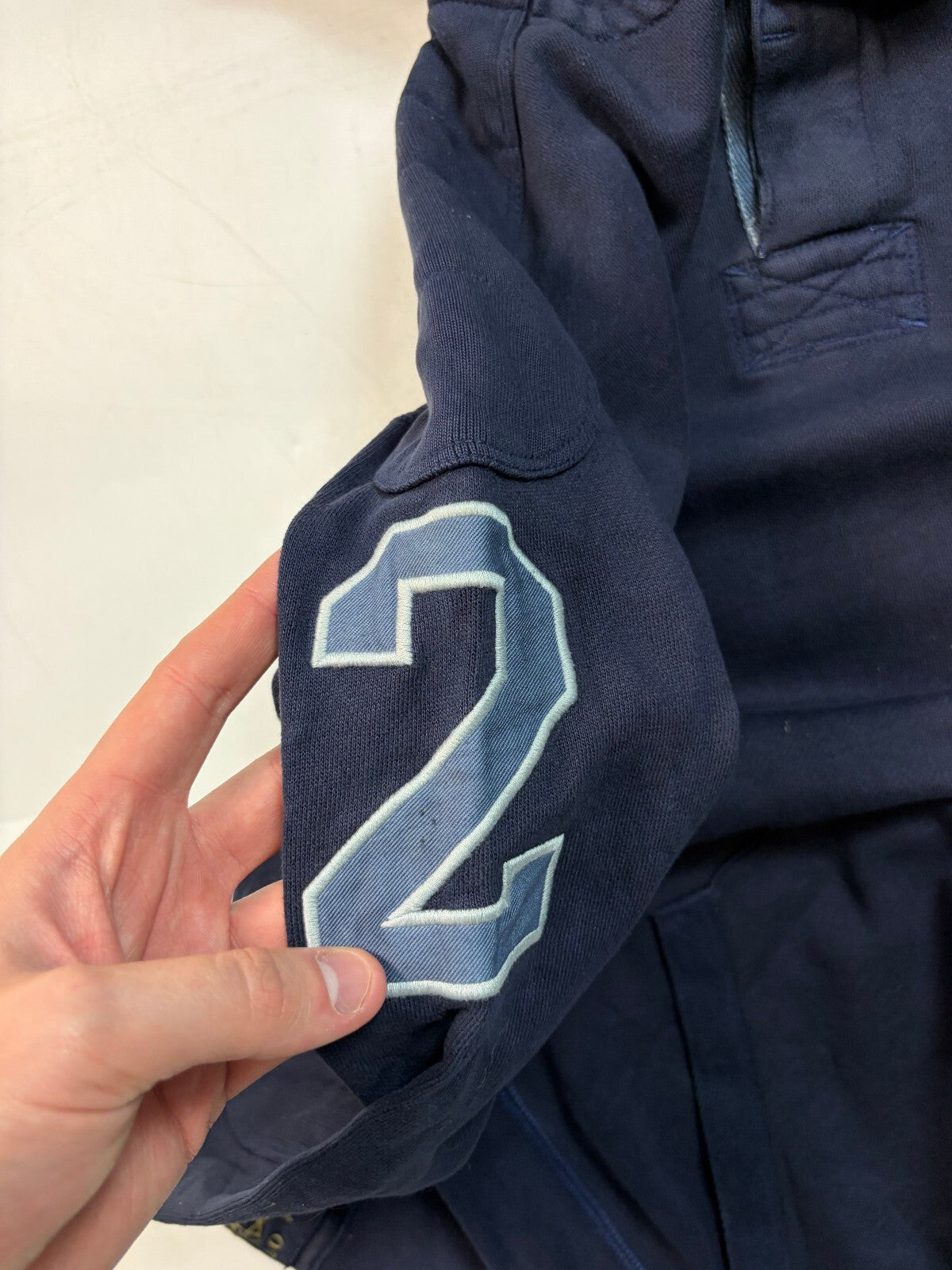 Vintage Ralph Lauren crest emblem hoodie (M)