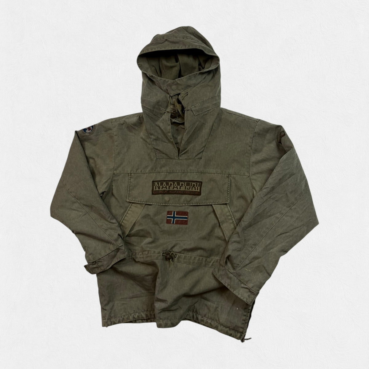 Vintage 90s Napapijri skidoo insulated hooded jacket (M)