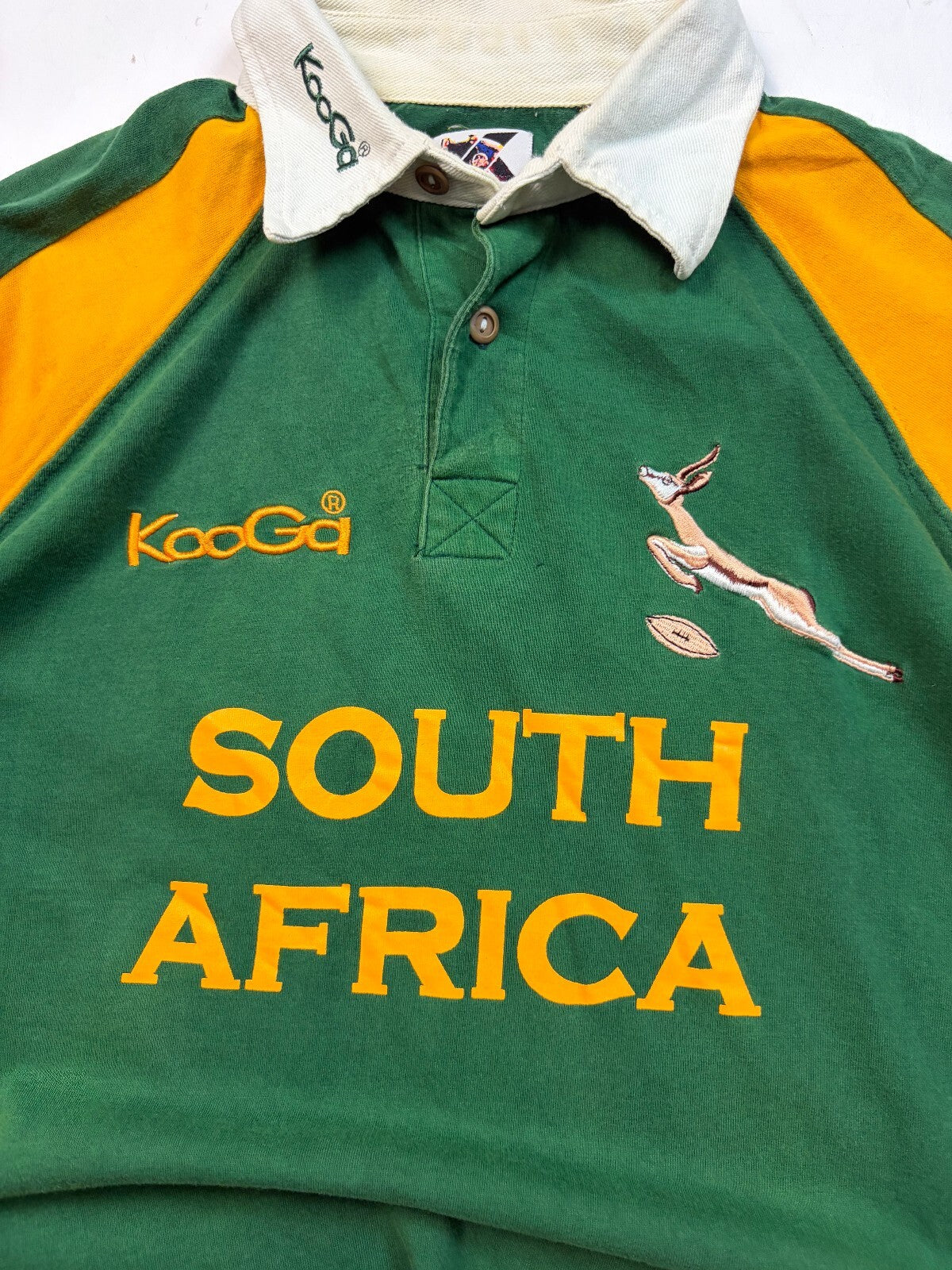 Vintage South Africa 2004 Kooga supporters rugby union shirt (L)