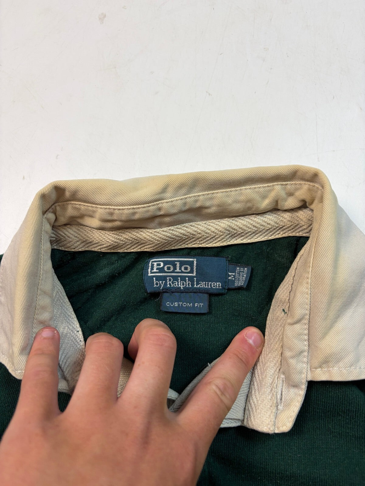Vintage 90s Ralph Lauren rugby polo shirt (M)