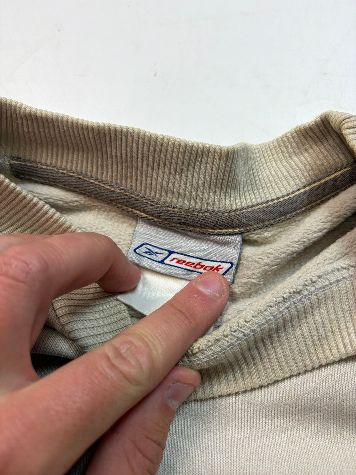 Vintage Y2K Reebok small logo sweatshirt (XL)