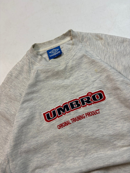 Vintage 90s Umbro pro training spell out sweatshirt (XL)