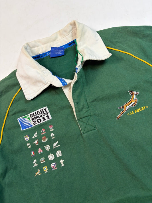 South Africa 2011 world cup supporters rugby shirt (L)