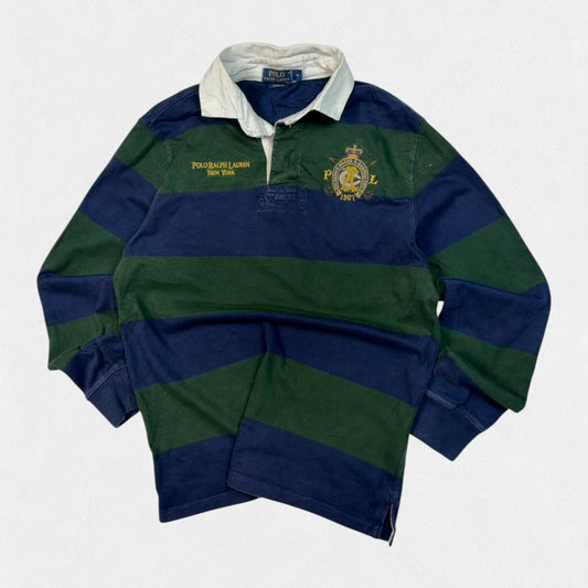 Ralph Lauren striped rugby polo shirt (M)
