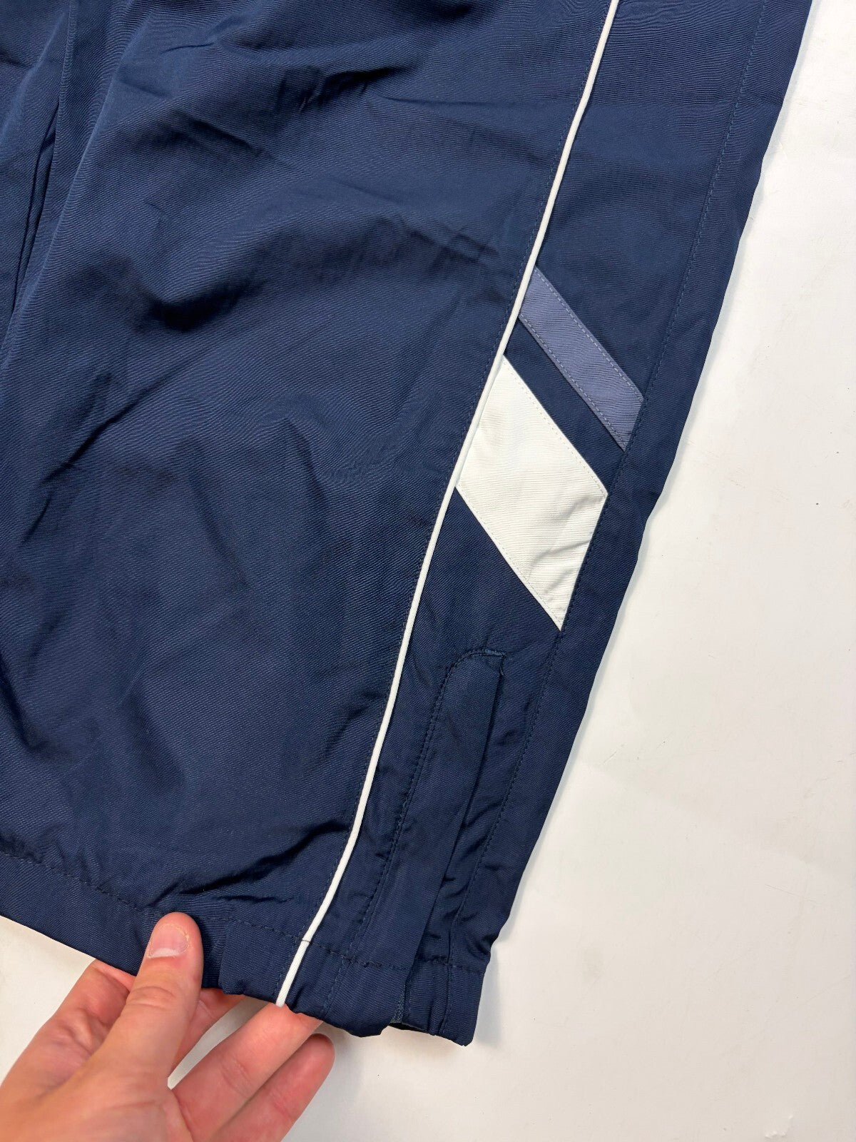 Vintage Y2K Nike side stripe baggy track pants (S)