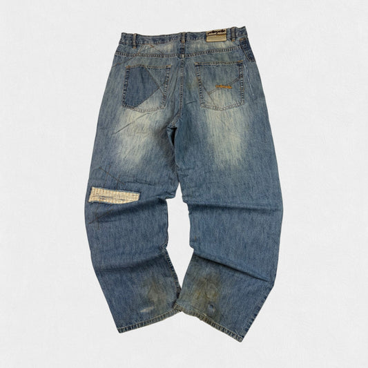 Vintage Y2K Pelle Pelle baggy hip hop jeans (W38)
