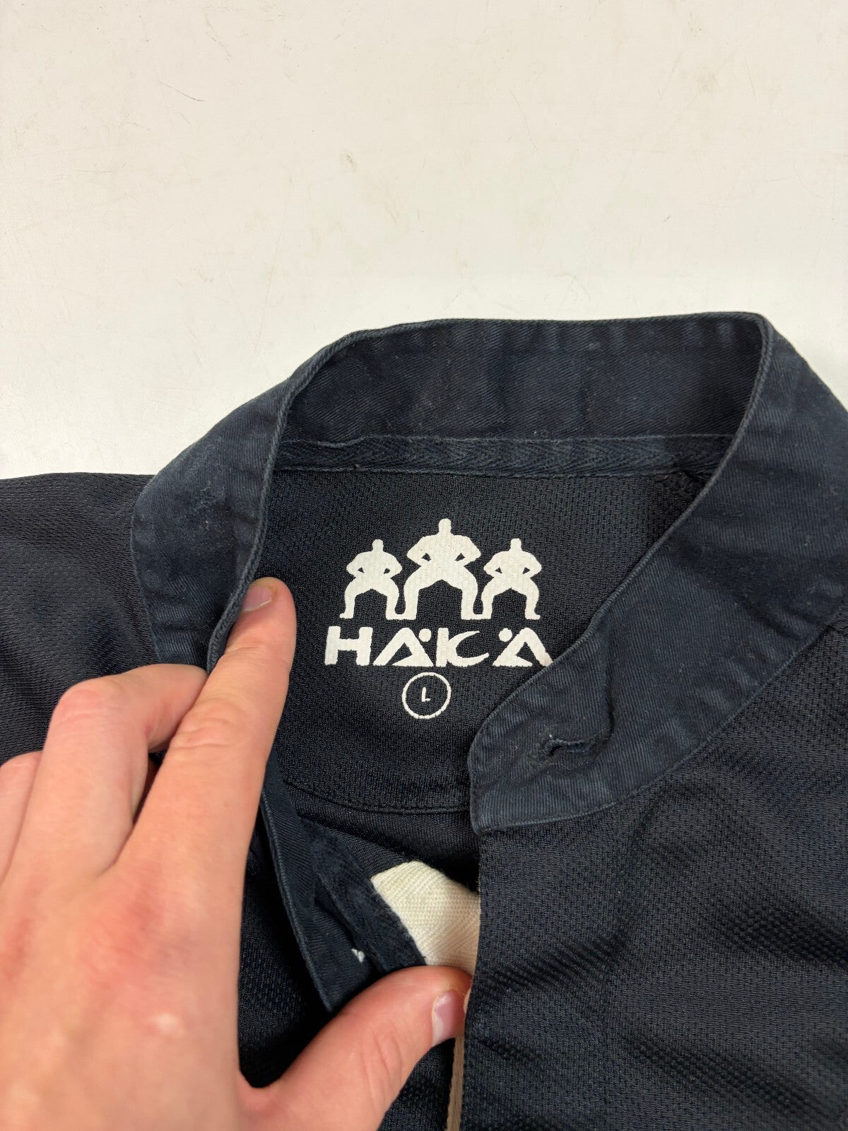 Vintage Counties Manukau Haka rugby union shirt (L)