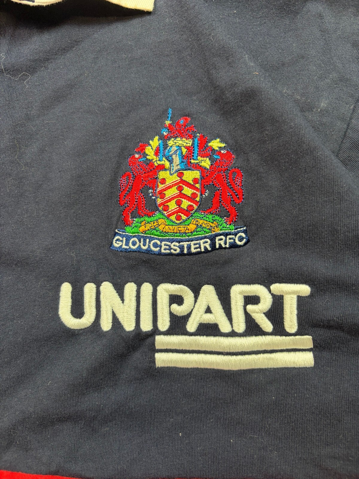 Vintage Gloucester 1999-01 Cotton traders training rugby shirt (XL)