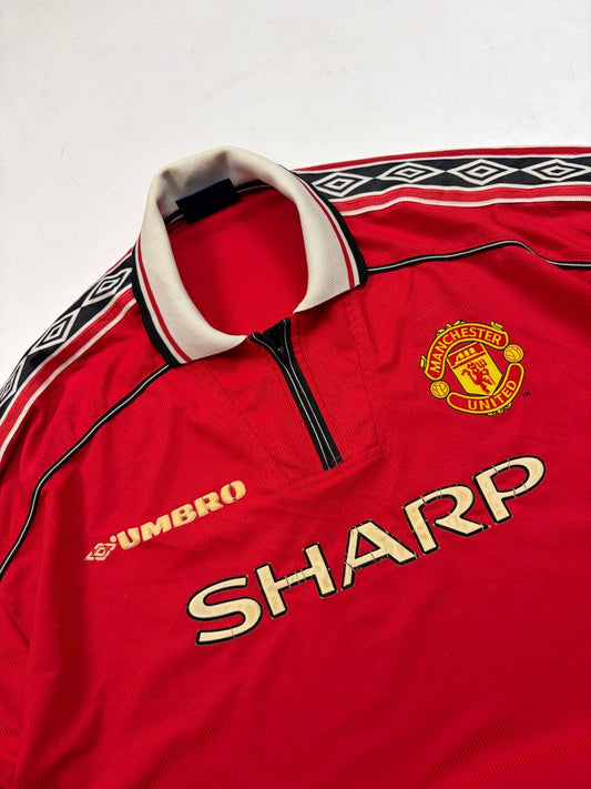 Vintage Manchester United 1998-00 Umbro home football shirt (XXL)