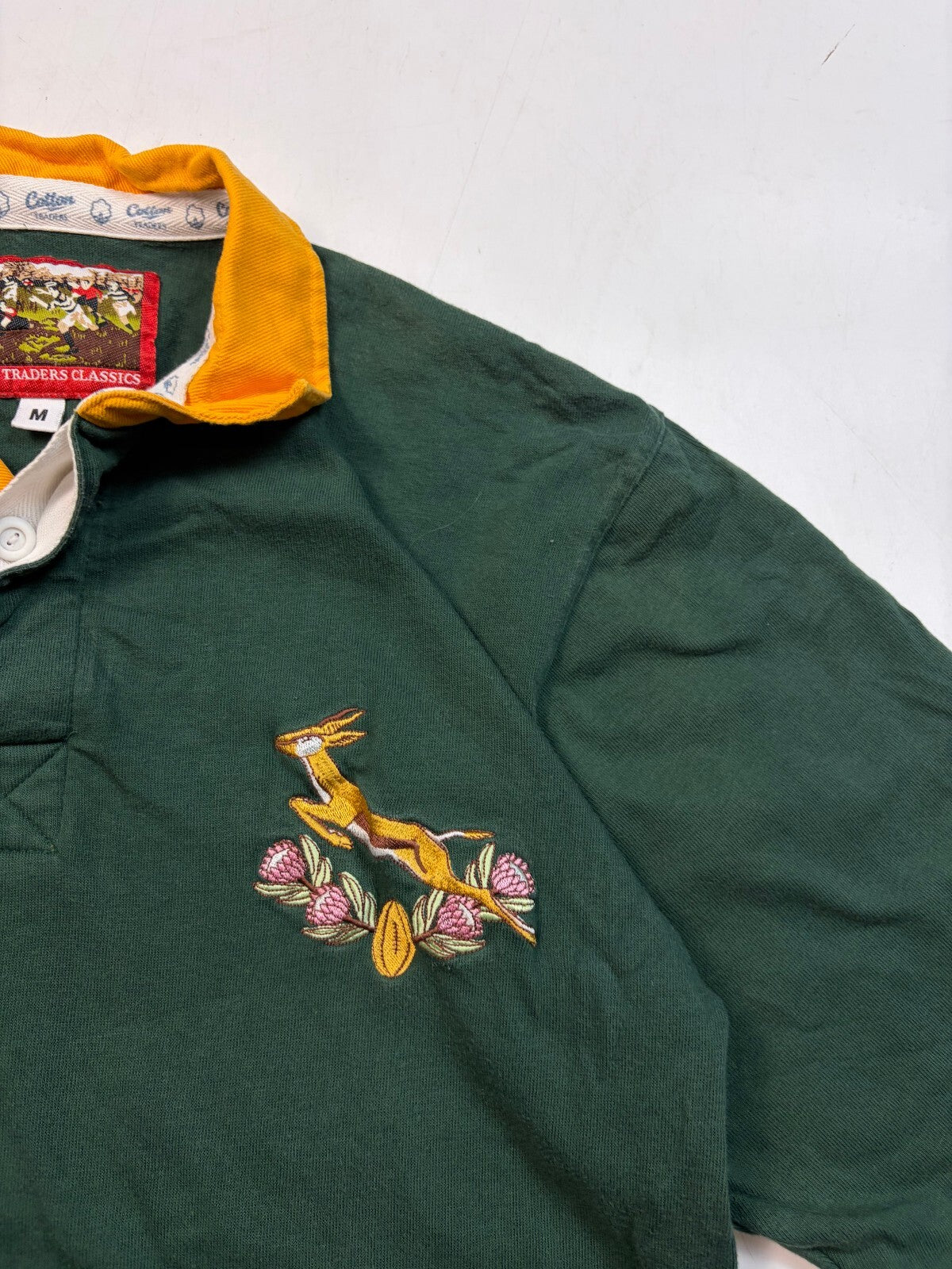 Vintage 90s South Africa Cotton Traders rugby union shirt (M)