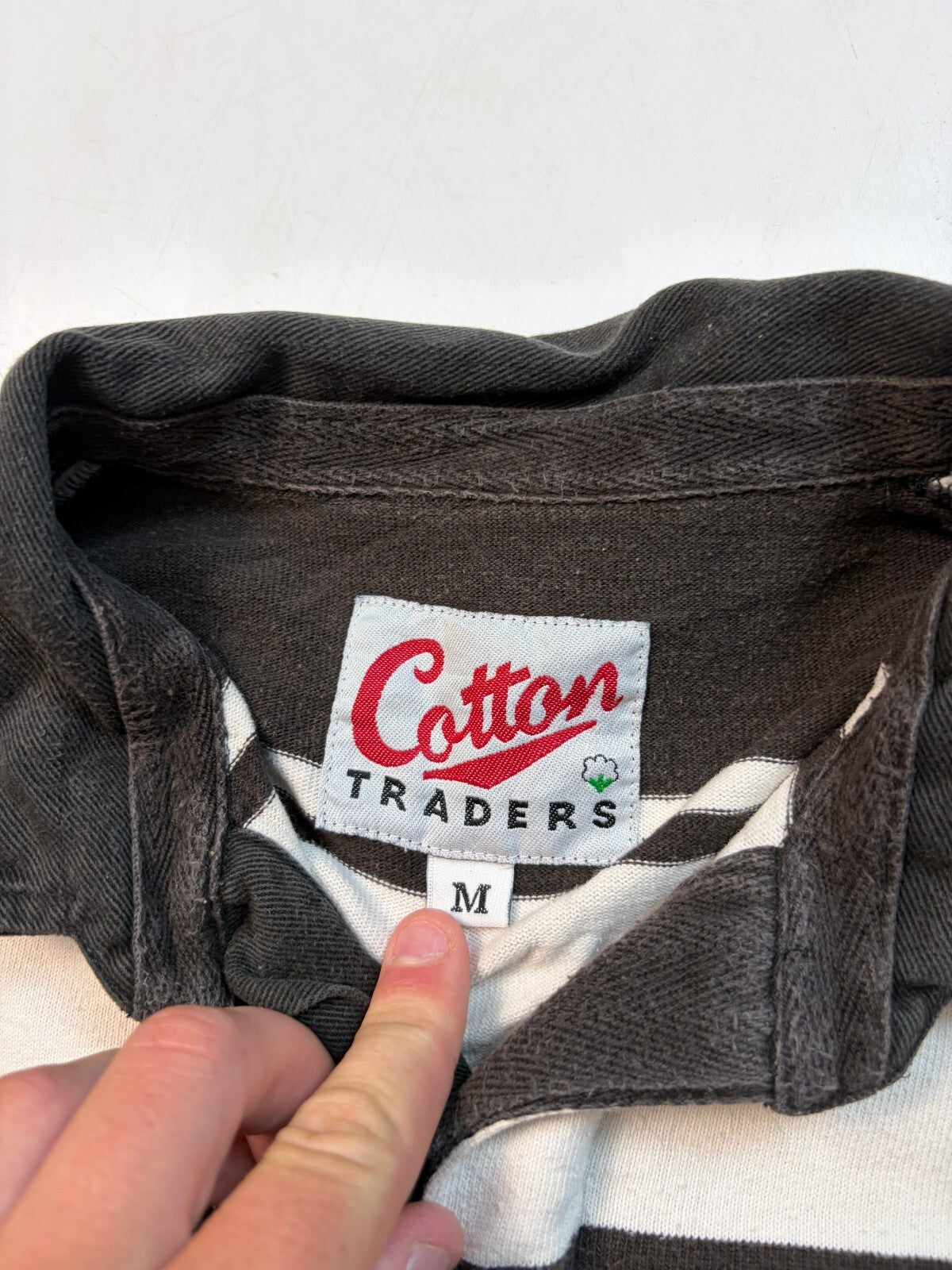Vintage 90s Murphy's stout Cotton Traders rugby polo shirt (M)