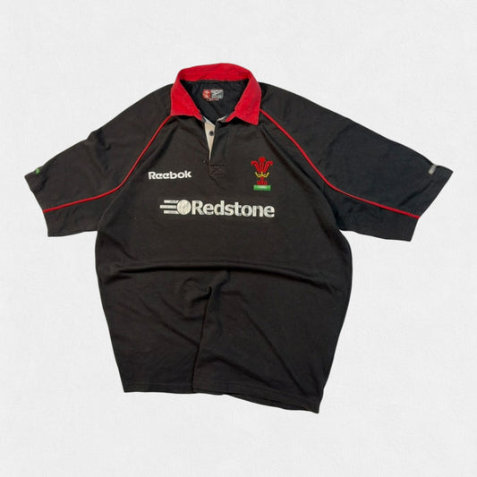 Vintage Wales 2002-04 Reebok away rugby union shirt (L)