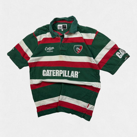 Vintage Leicester Tigers 2009/10 cotton traders rugby shirt (M)