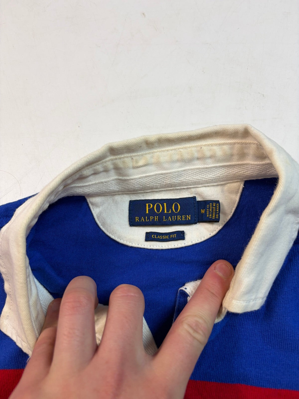 Ralph Lauren cross flags rugby polo shirt (M)