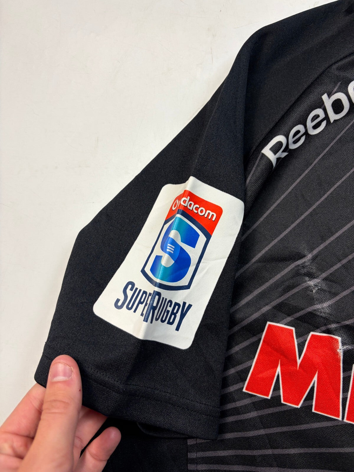 Natal Sharks 2011/12 Reebok rugby union shirt (L)