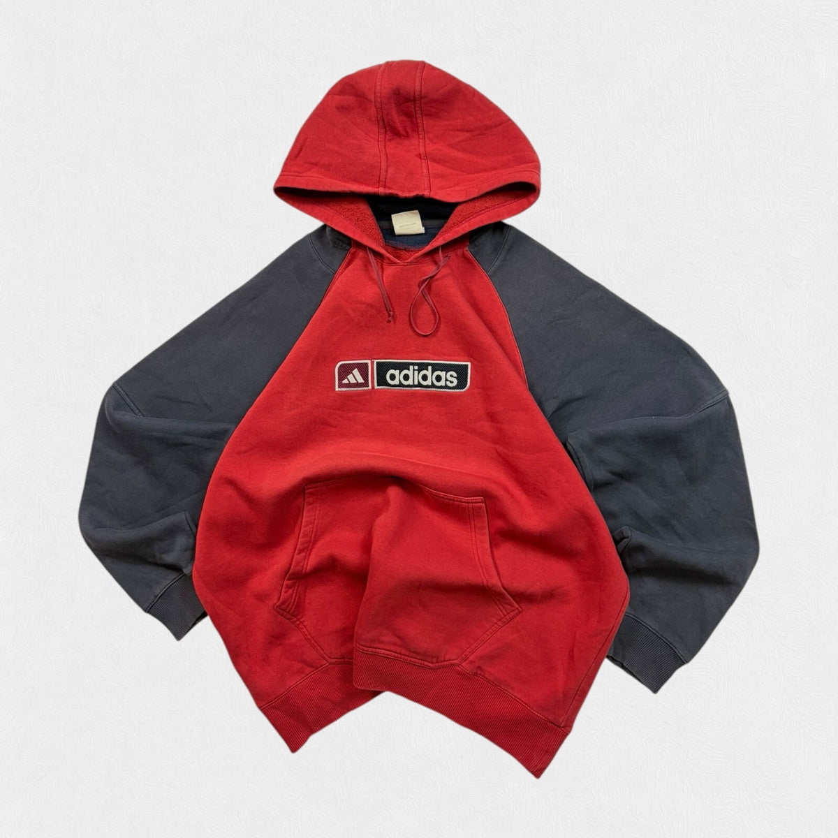 Vintage adidas spell out hoodie (XXL)