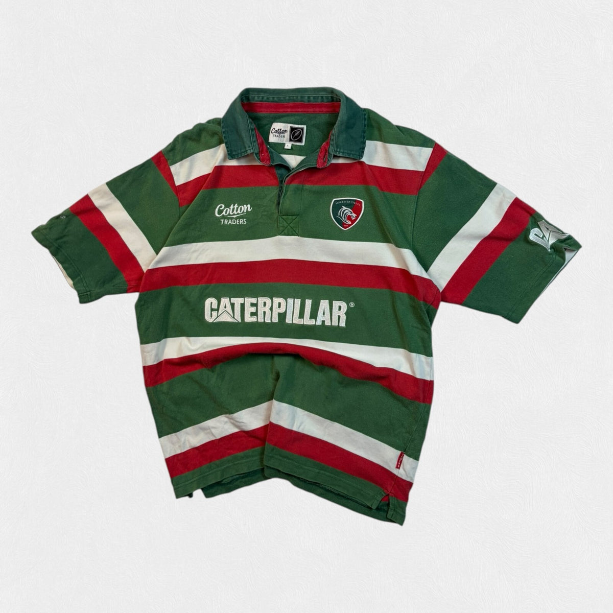 Vintage Leicester Tigers 2009/10 cotton traders rugby shirt (L)