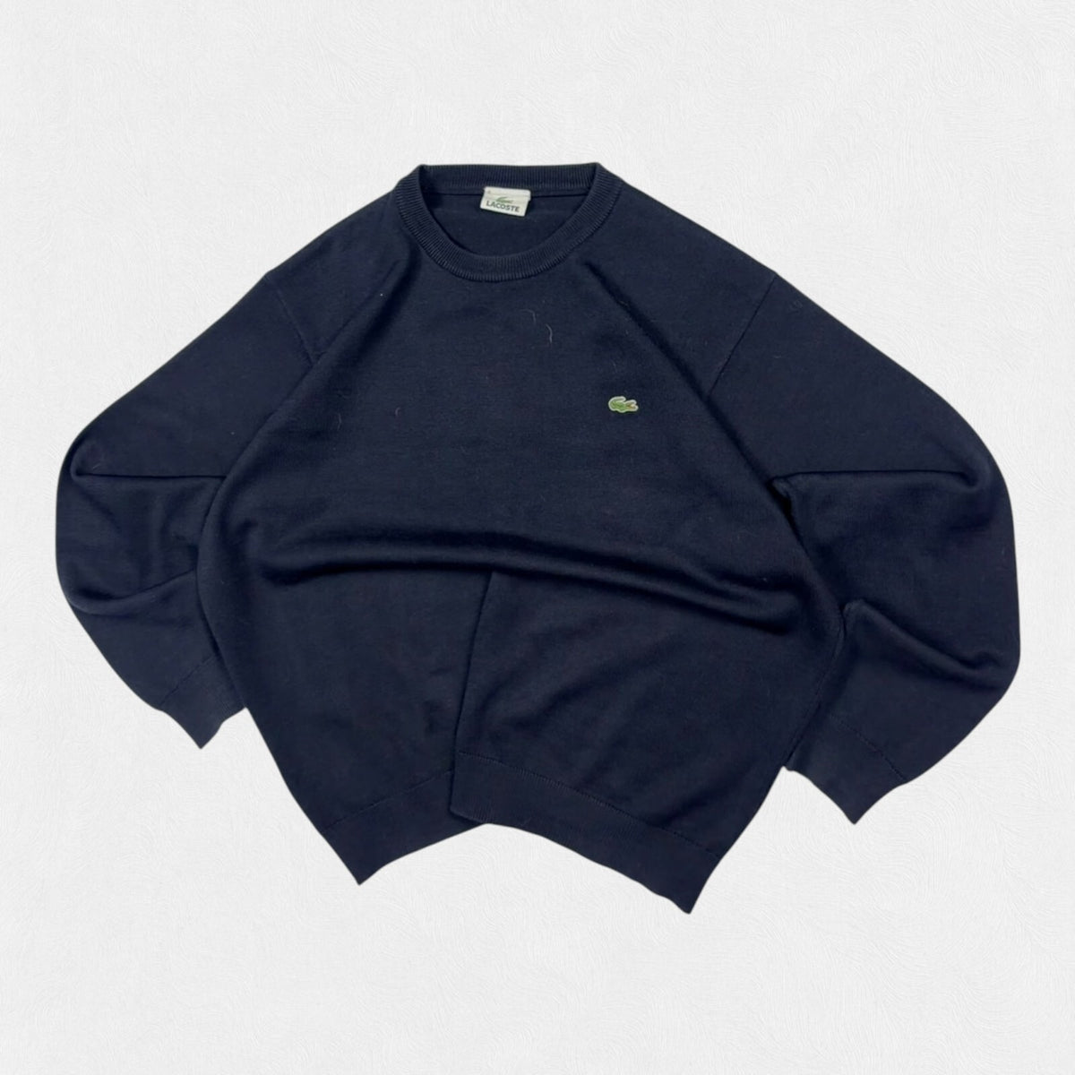 Vintage Y2K Lacoste knit sweater navy (XL)