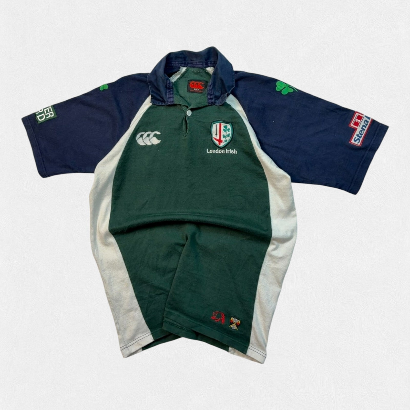 Vintage London Irish 2003/04 Canterbury rugby union shirt (M)