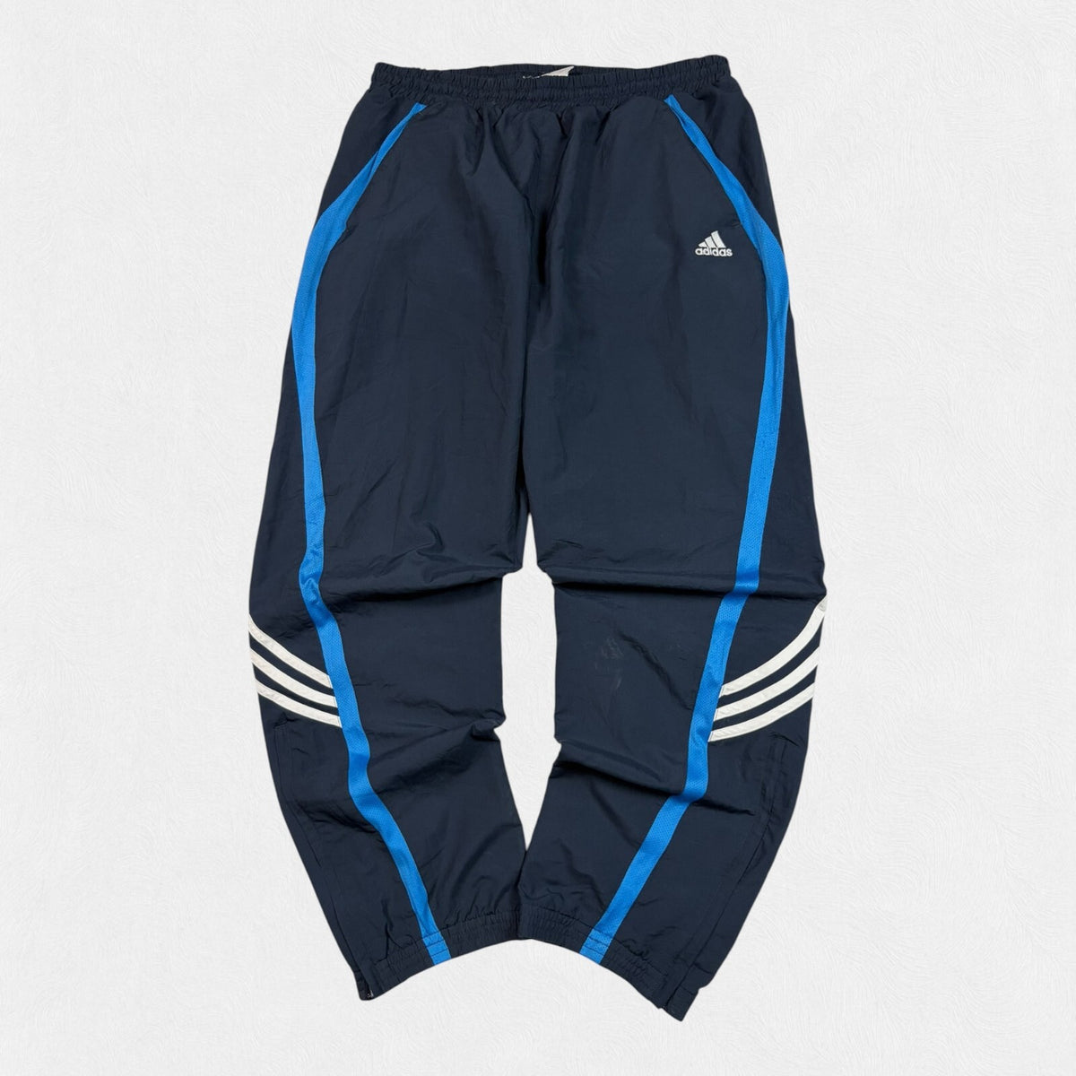 Vintage Y2K adidas side stripe baggy track pants (XL)