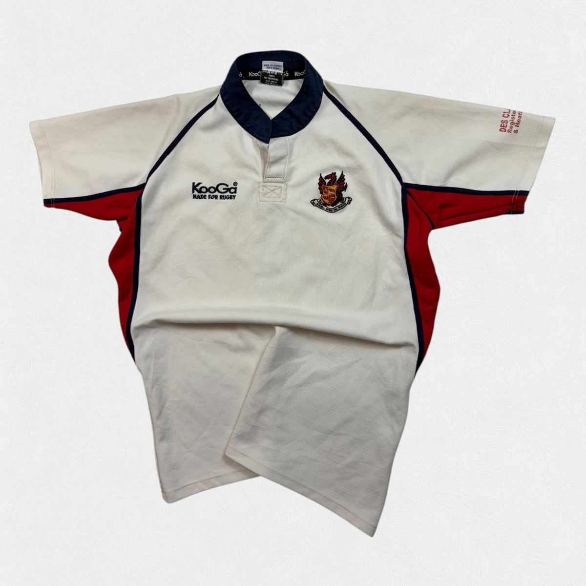 Vintage Llandovery college match worn Kooga rugby shirt (XL)