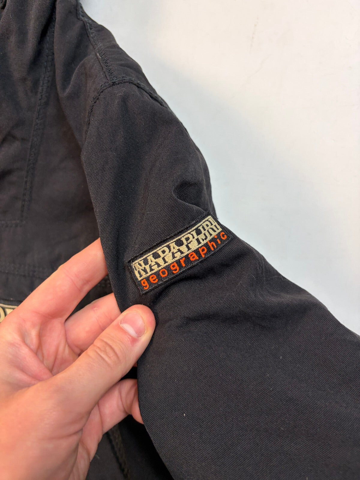Vintage Napapijri skidoo insulated hooded jacket (M)