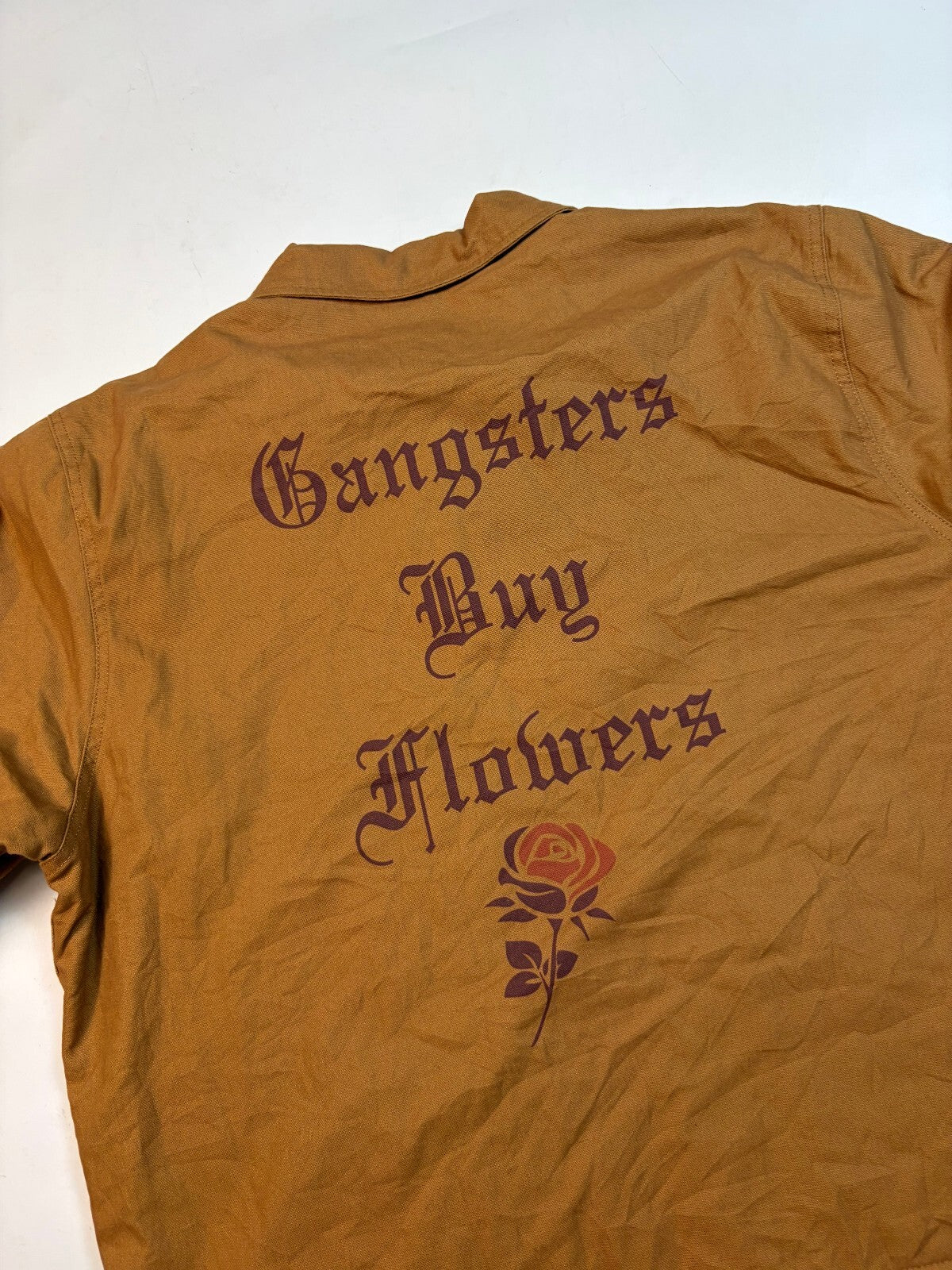 Dickies Gangsters buy flowers collared harrington jacket (XL)