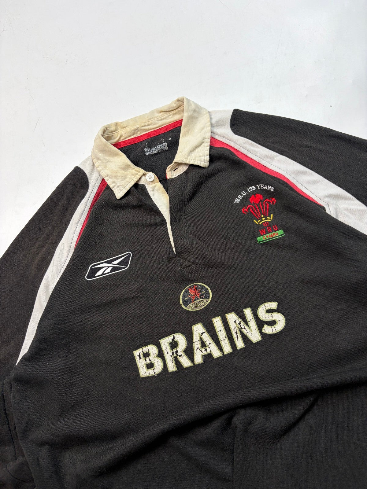 Vintage Wales 2005/06 Reebok 125 yr anniversary rugby shirt (XL)