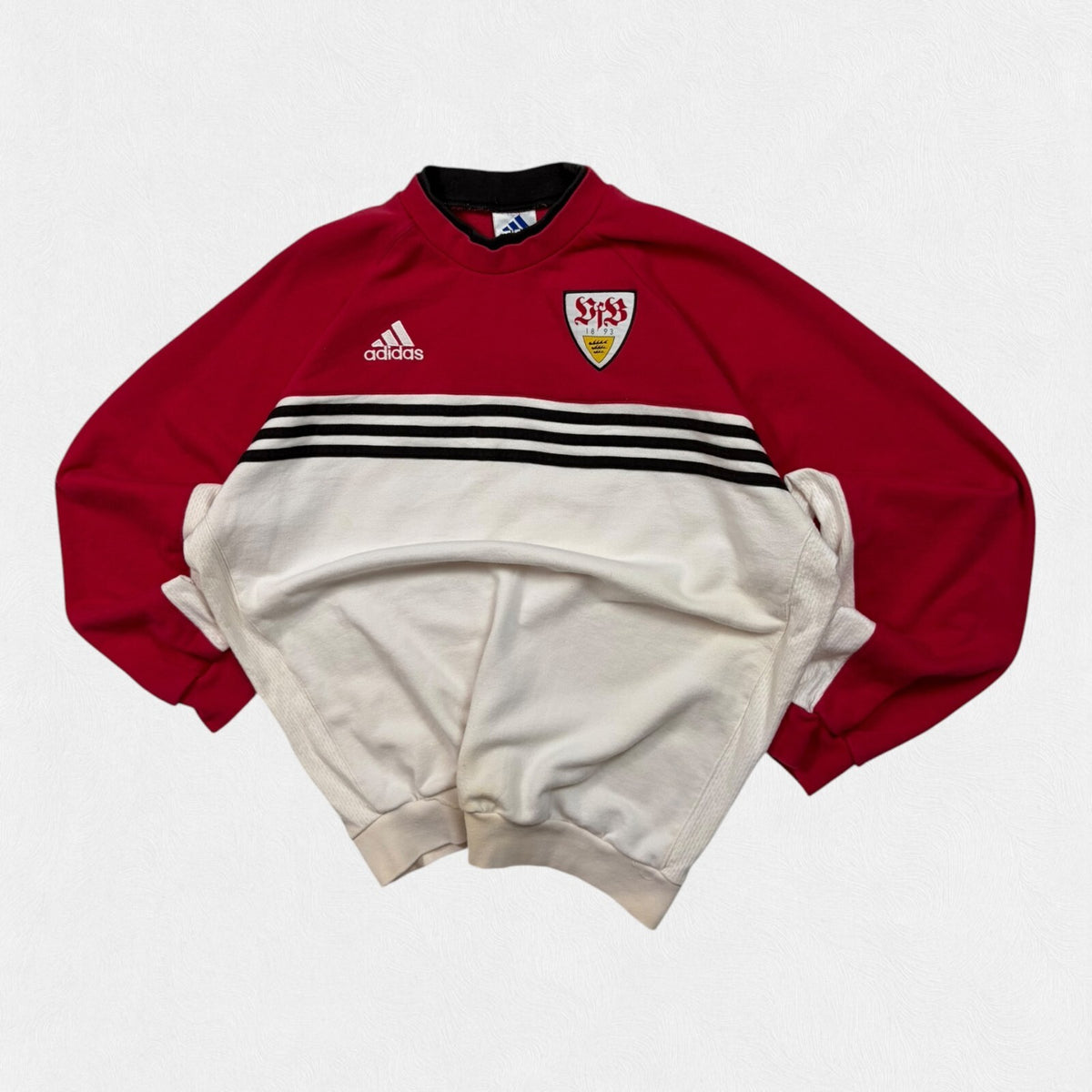 Vintage Stuttgart 1998-00 Adidas football sweatshirt (M)