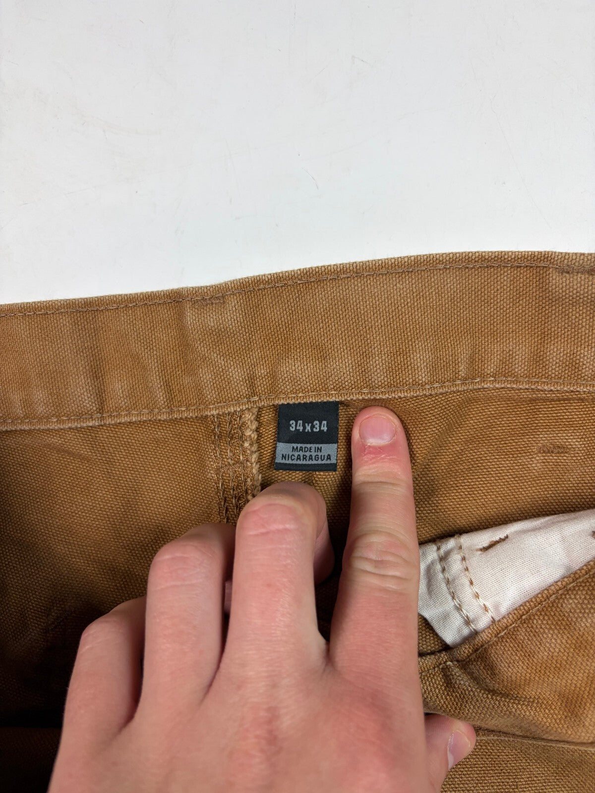 Carhartt wide leg baggy carpenter pants (W34)