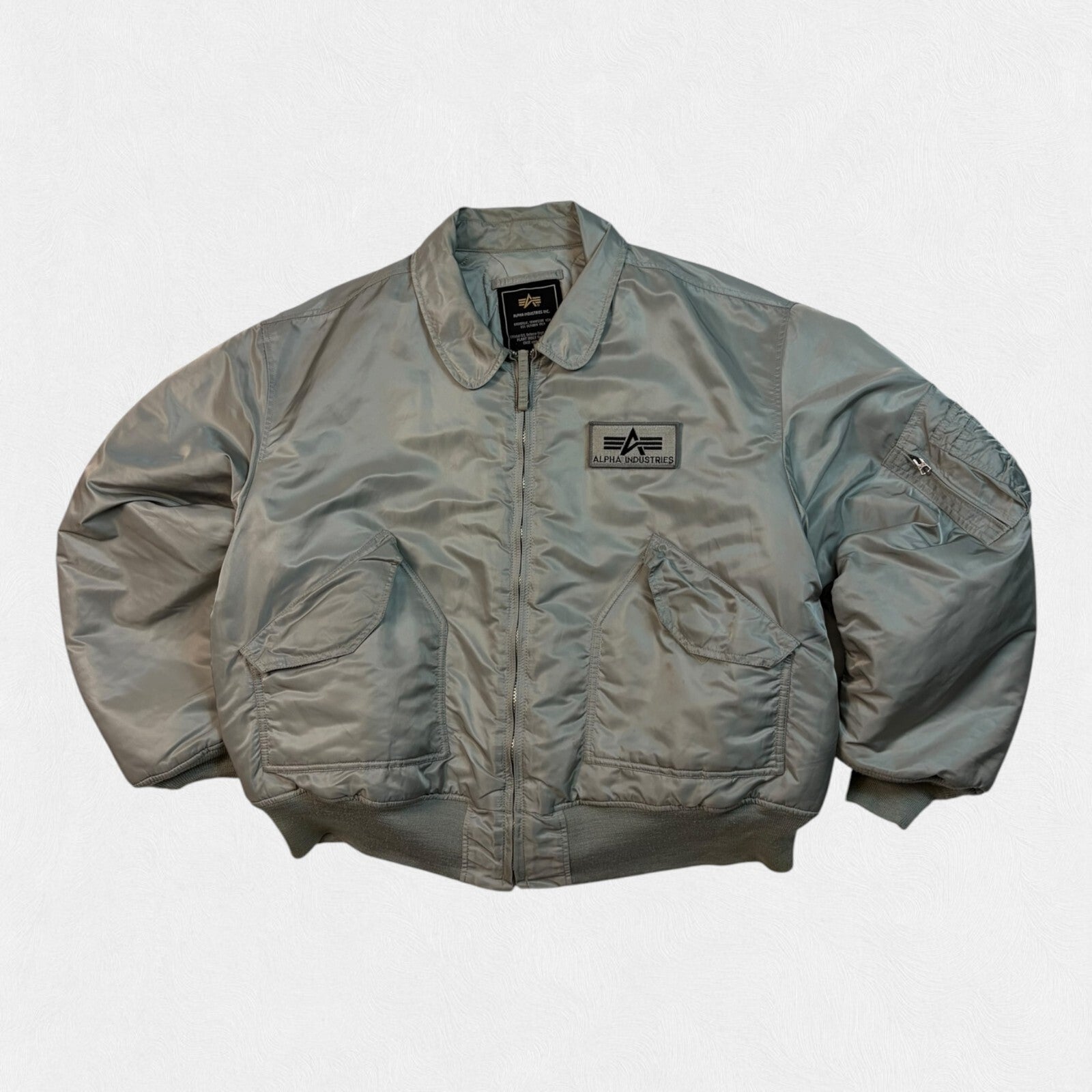 Vintage Alpha Industries CWU Military bomber jacket (3XL)