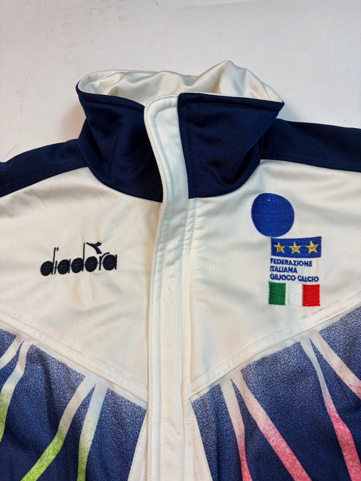 Vintage Italy 1993/94 Diadora football track jacket (L)