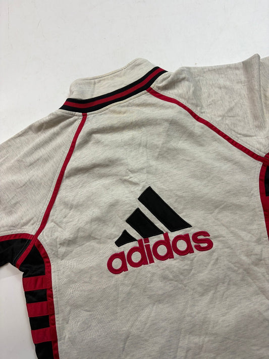 Vintage 90s adidas colour block abstract track top (L)