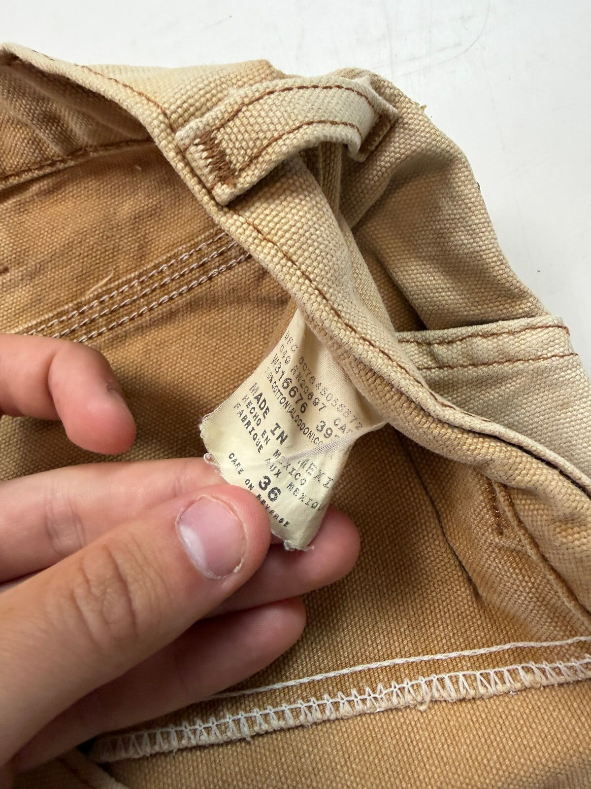 Vintage Dickies baggy carpenter cropped shorts (W36)