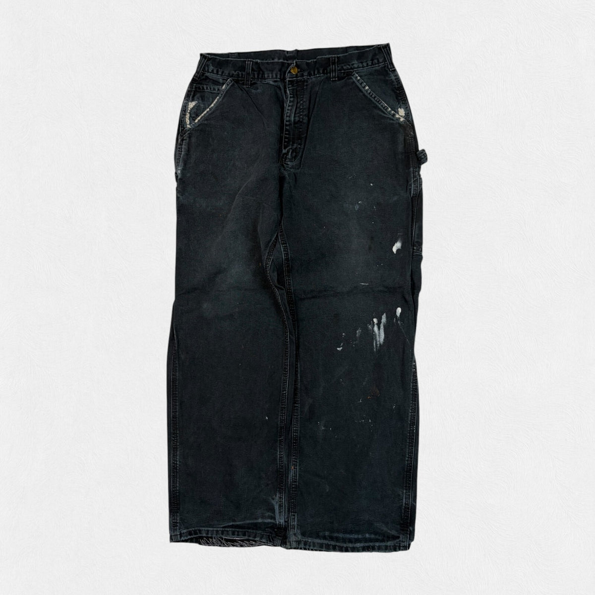 Vintage Carhartt paint splattered baggy carpenter pants (W34)