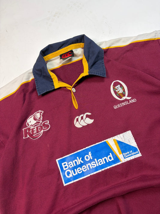 Vintage Queensland reds 2003 Canterbury rugby shirt (XXL)