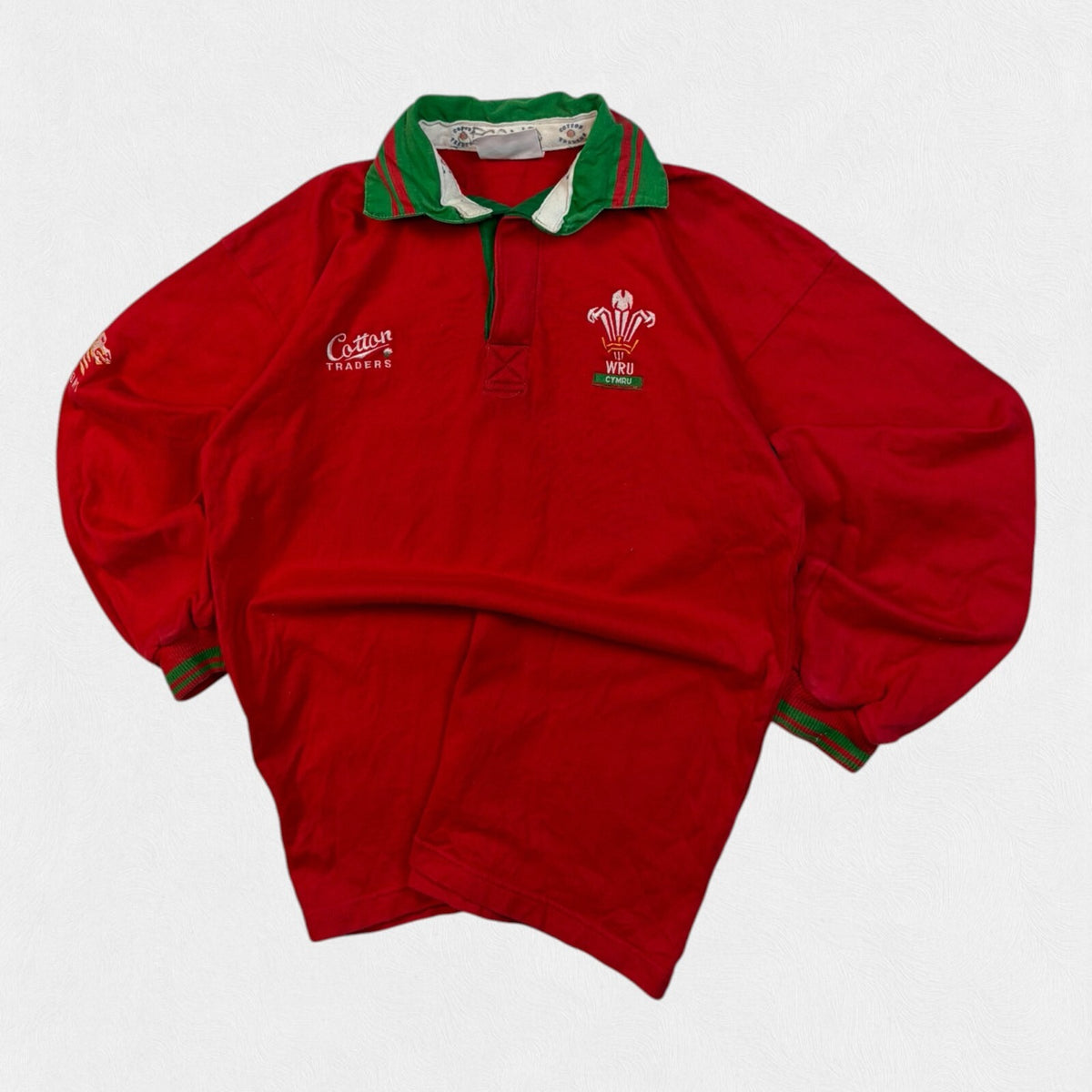 Vintage Wales 1992/93 Cotton Traders rugby union shirt (M)