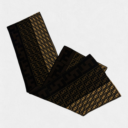 Fendi FF monogram wool scarf