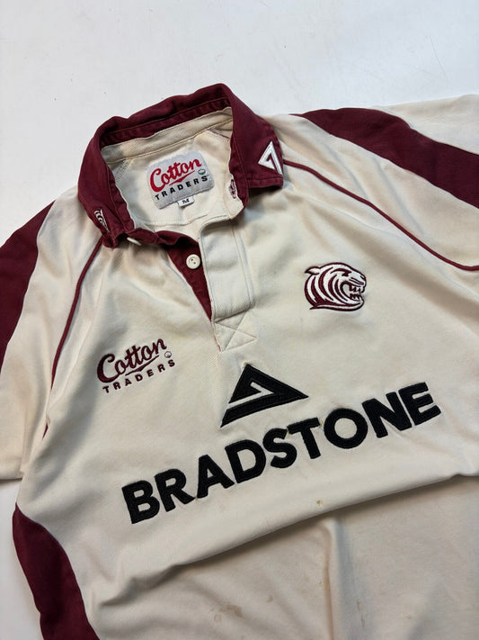 Vintage Leicester Tigers 2006/07 Cotton Traders away rugby shirt (M)