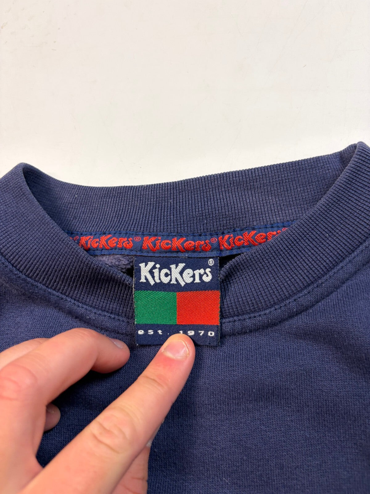 Vintage Kickers spell out crewneck sweatshirt (XL)