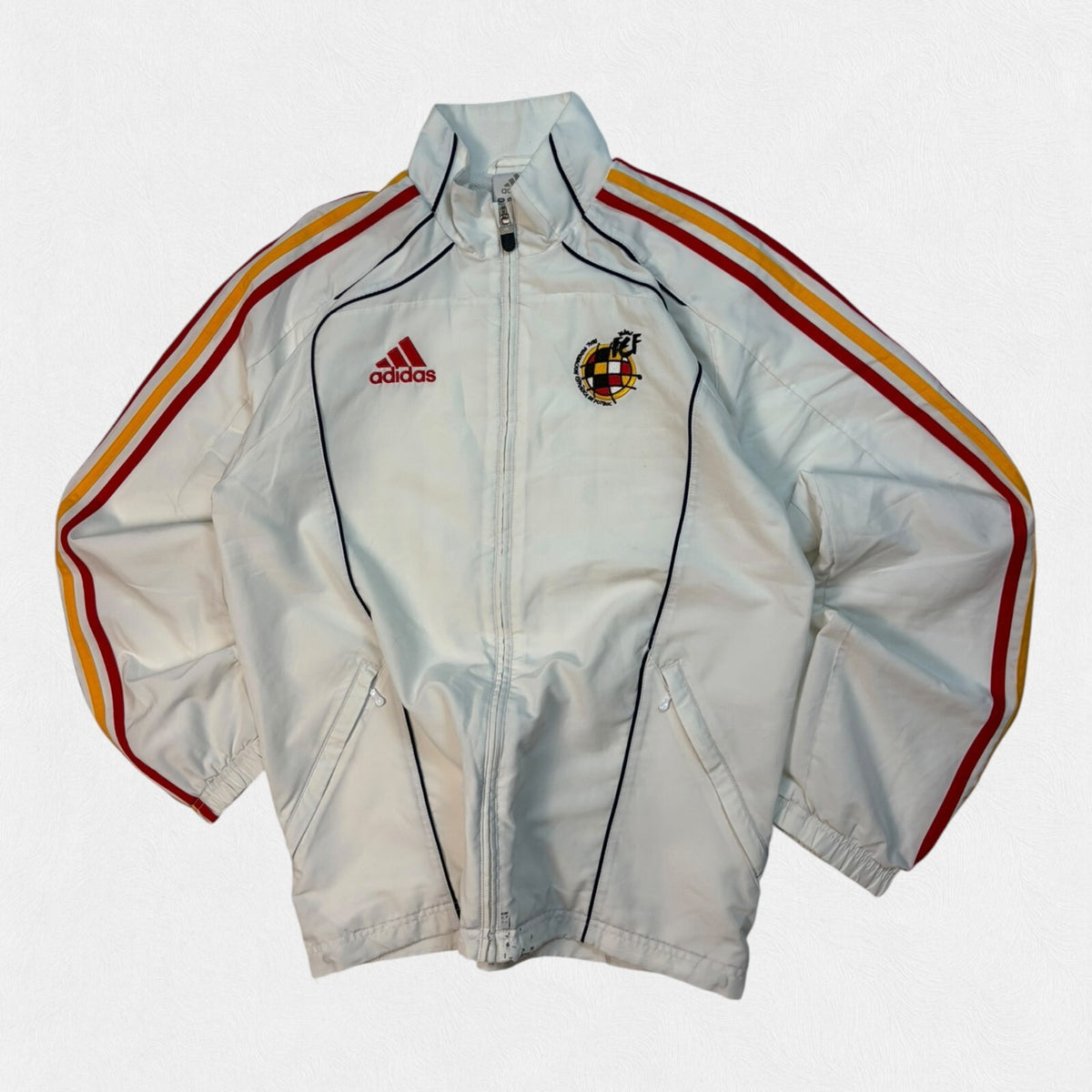Spain 2010/11 Adidas football track jacket (S)