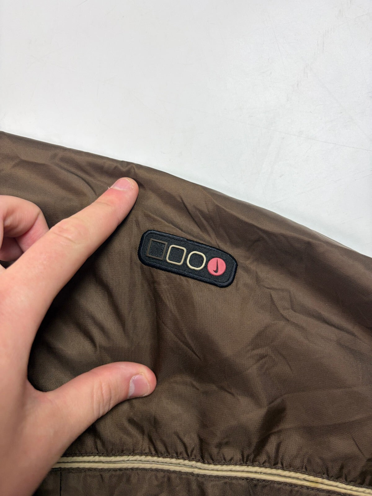 Vintage 90s Nike centre swoosh windbreaker anorak jacket (XL)