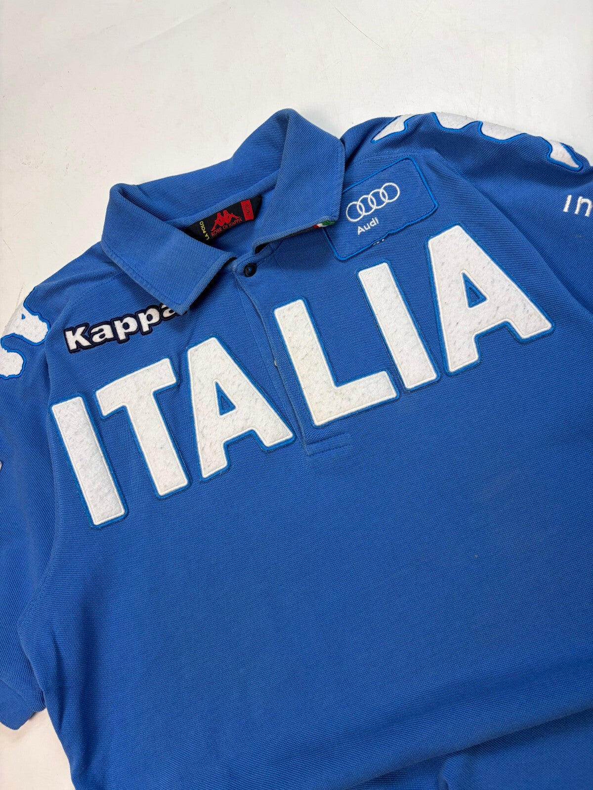 Vintage Kappa Italy ski team polo shirt (L)