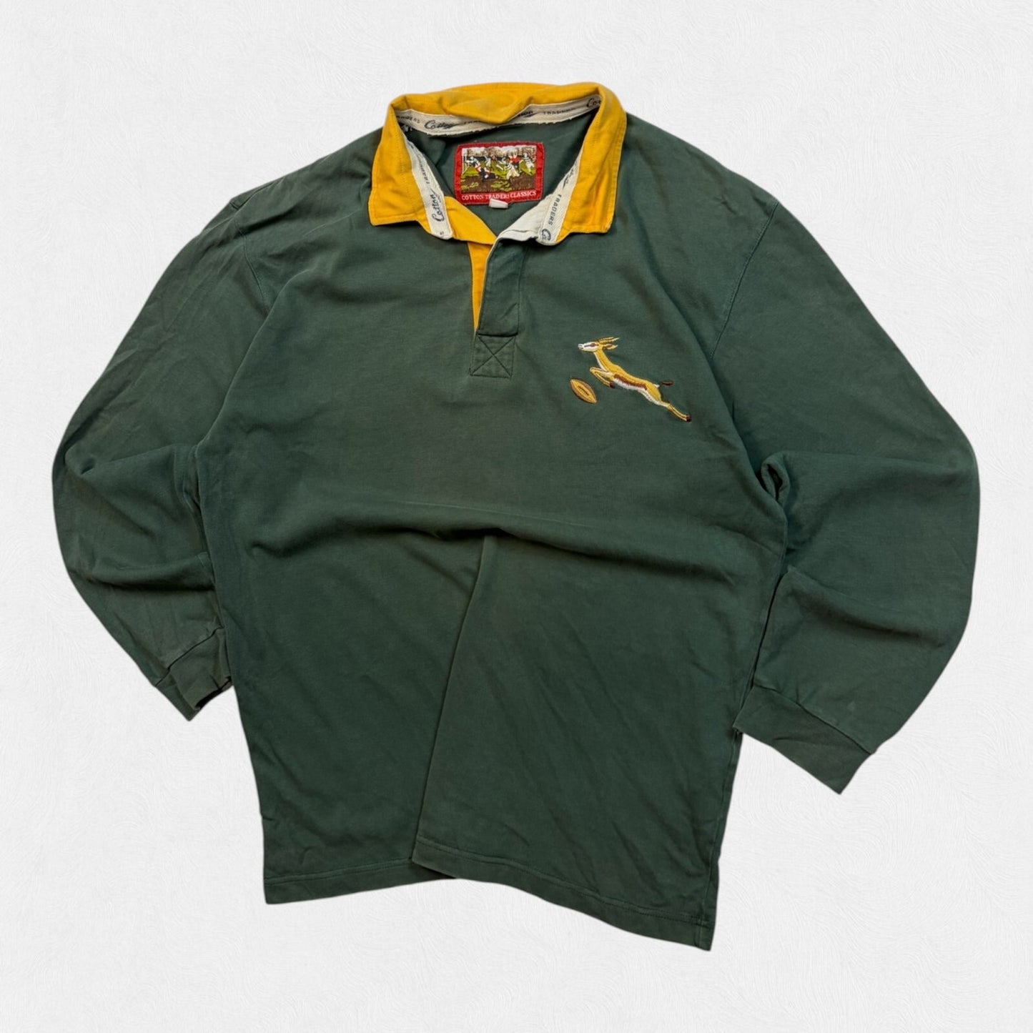 Vintage 90s South Africa Cotton Traders rugby union shirt (L)